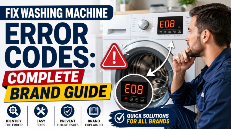washing machine error codes