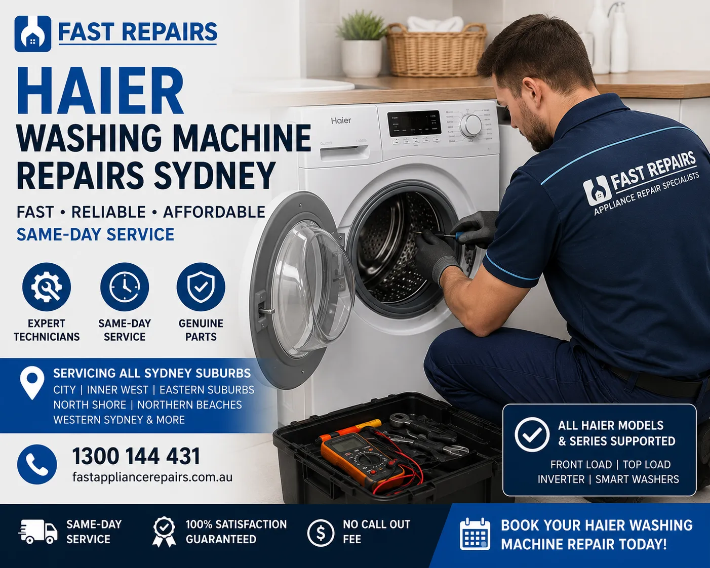 Haier Washing Machine Repair Sydney Technician