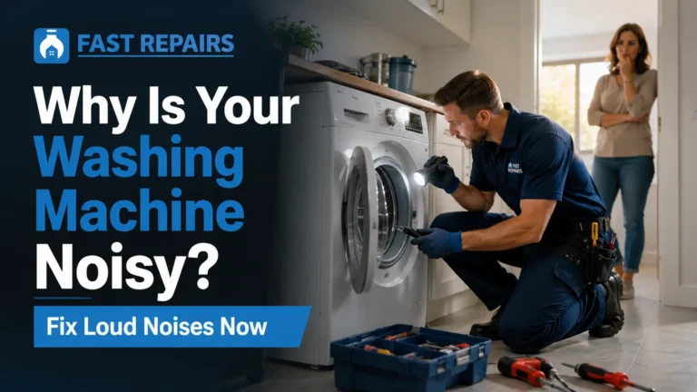 Why Is Your Washing Machine Noisy? Fix Loud Noises Now