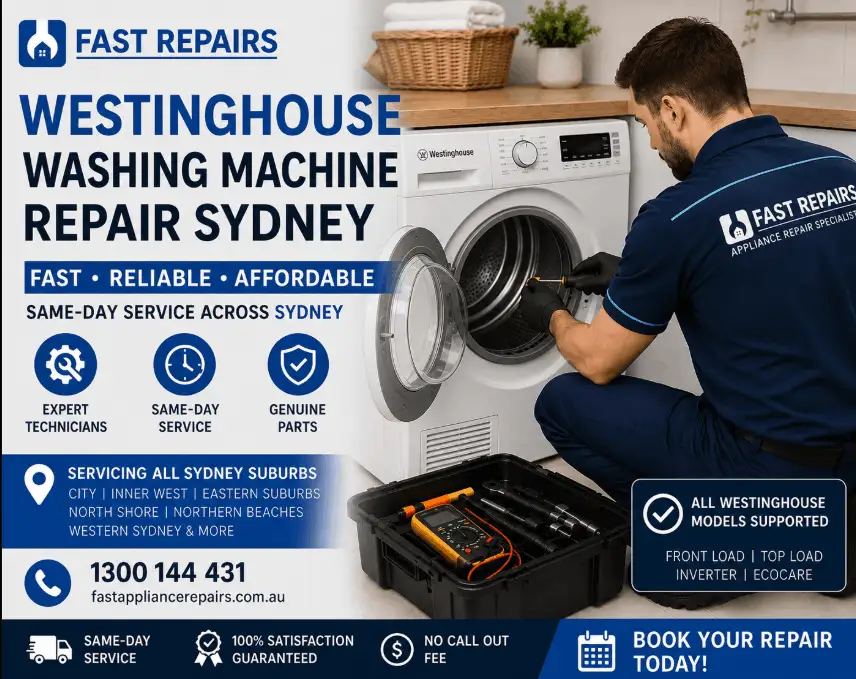 Westinghouse Washing Machine Repair Sydney Technician