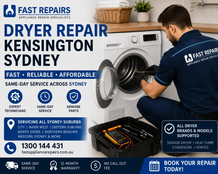 Dryer Repair Kensington Technician
