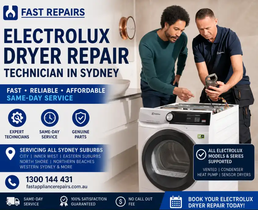 Electrolux Dryer Repair Sydney Technician