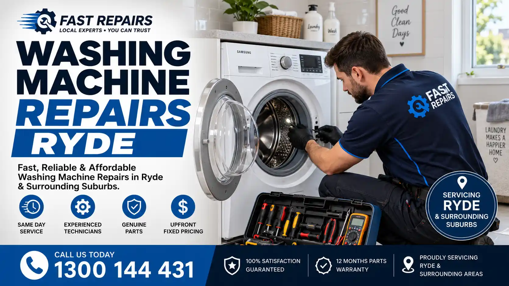 Washing Machine Repairs Ryde Sydney Technician