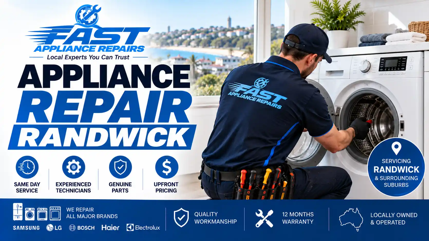Appliance Repair Randwick Technician Servicing Home Appliance