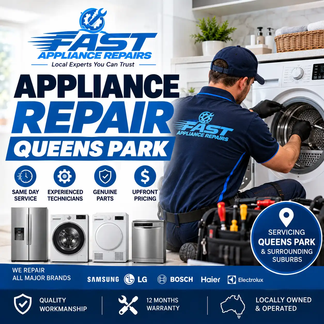 Appliance Repair Queens Park Technician Servicing Home Appliance